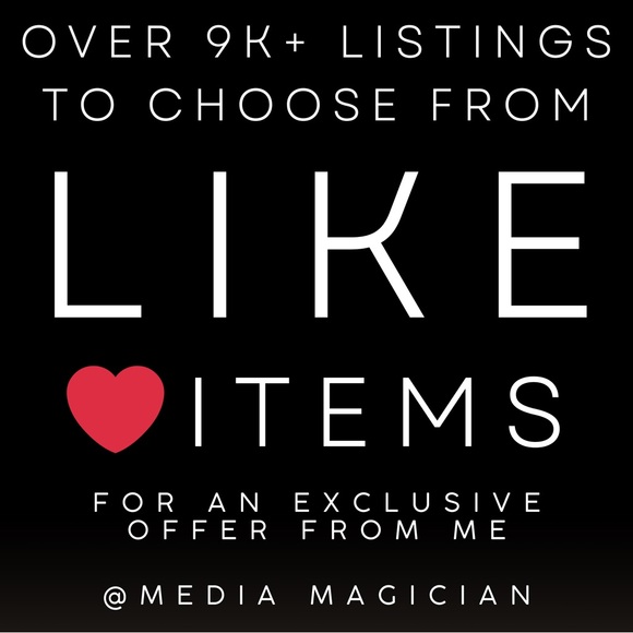 Like β€οΈ any item for exclusive offer or bundle for offer + combined shipping too - Picture 1 of 2